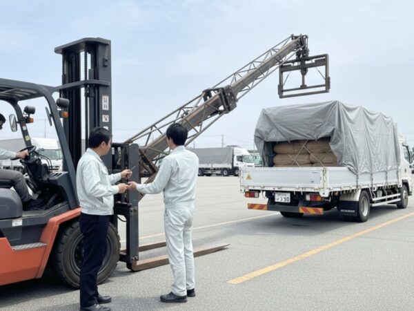 フォークリフト専用 トラック荷台シート掛け機のDetailedDesign